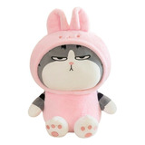 Peluche Gato Emperador Disfraz Conejo 22cm