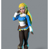 Princess Zelda + Nsfw Ms Archivo Stl Para Impresión 3d