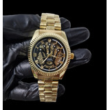 Reloj Rolex Dorado De Pulso Clon