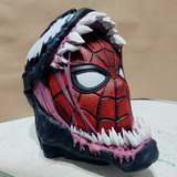 Soporte Para Auriculares Spiderman-venom (figura Impresa)