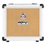 Caixa Amplificada Orange Crush 12w 1x6 White Ltd Ed Guitarra