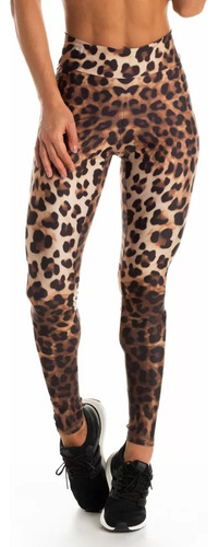 Calça Legging Fitness Academia Animal Print - Lado Fit