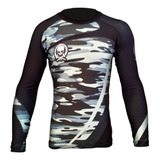 Remera Lycra Manga Larga Fight Effect Bjj Nogi Mma Crossfit