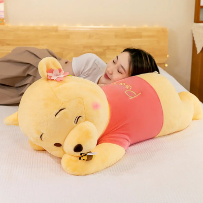 Peluche Oso Miel Gigante 60cm Con Gorro De Abeja Y Flor