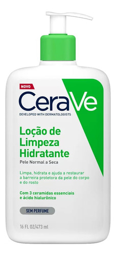 Cerave Limpeza Hidratante Loção Dispensador 473 Ml