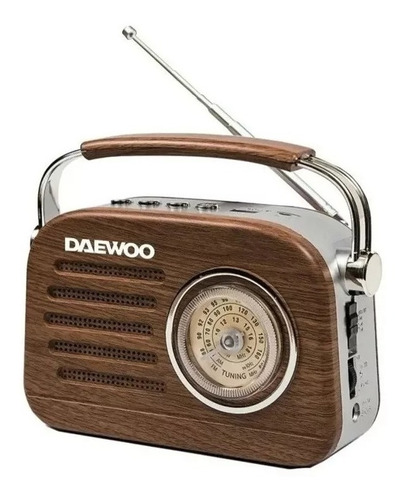 Radio Retro Vintage Daewoo Dirh220 Bluetooth Am Fm