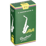 10 Cañas Vandoren Java Para Sax Alto Medida: 2 1/2 Sr2625