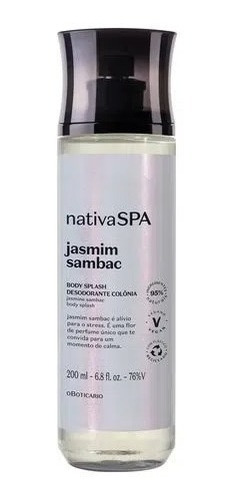 Body Splash Nativa Spa Jasmim S - mL a $210