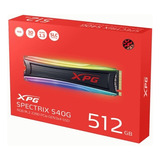 Disco Sólido Ssd 512g Nvme M.2 Rgb Spectrix S40g Promoción 