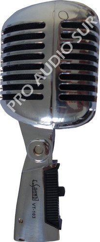 Microfono Vintage E-sound Vt103 Niquelado 55sh Dinamico