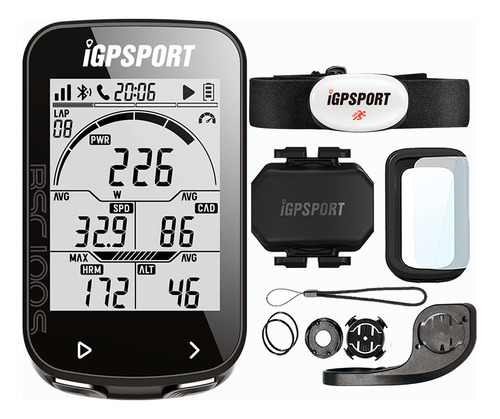 Gps Bike Igpsport Bsc100s + Cinta Cardiaca + Sensor Cadencia