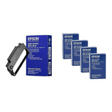 5 Cintas Erc-38b Epson 220 Para Tmu-200/tm-300 Negro Kit 5