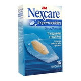 Parche Curita Adhesivo Transparente Impermeable Nexcare 15 Unidades