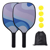 Raqueta De Pádel Pickleball Profesional Con 4 Bolas Para