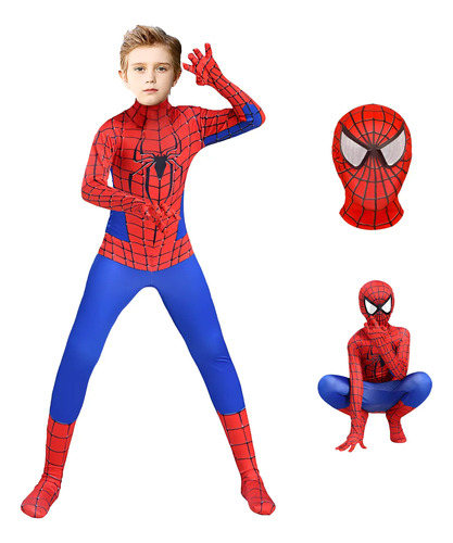 Disfraz De Spiderman Traje Niños Cosplay Anime Araña Ropa Disfrace De Halloween | MercadoLibre
