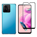 Capa Capinha Anti Impacto + Película 3d Para Xiaomi Note 12s