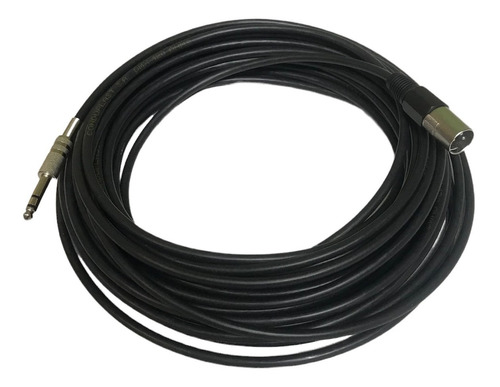 Cable 20 Mts Audio Mixer Balanceado Stereo Plug Canon Macho