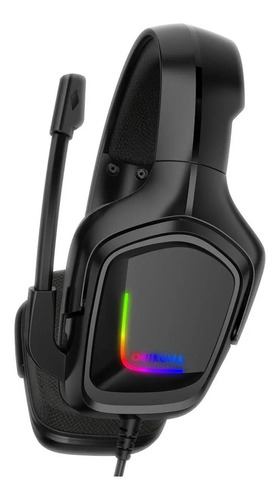 Audífonos Gamer Onikuma K20 Negro Con Luz  Rgb Led