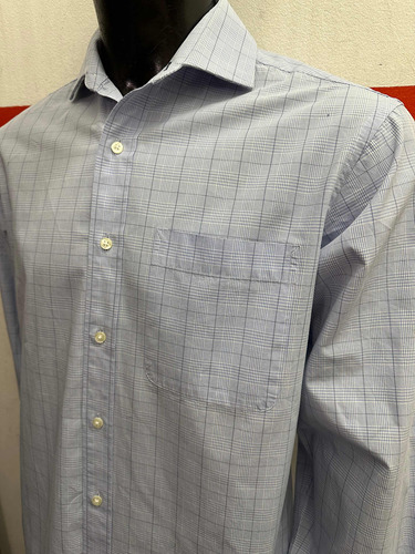 Camisa De Vestir Tommy Hilfiger Custom Fit Talle 15 1/2 34