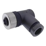 Conector Armable De Sensor M12 Codo 4 Pin Hembra Pg7