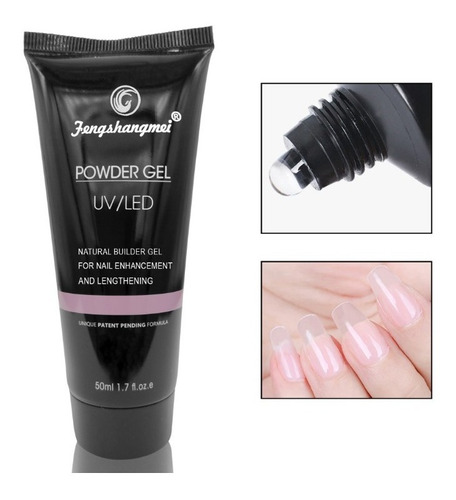 Power Gel Polygel Uv Led Fengshangmei X50ml Uñas Esculpidas