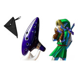 Flauta Ocarina Zelda Completa Bolsa Suporte Cordão E Manual