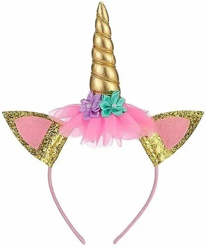 Cintillo / Diadema Unicornio Para Celebraciones, Cumpleaños