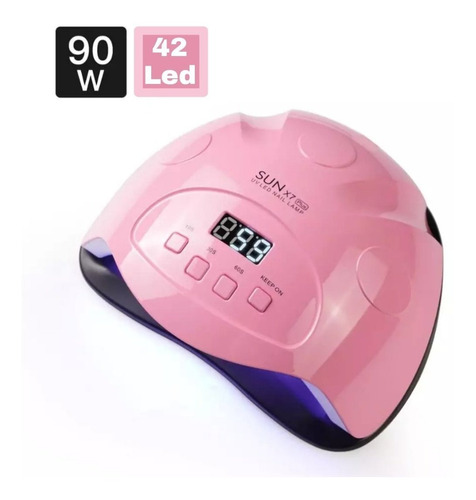 Lampara Uv Led 90w Sun Para Uñas Manicure