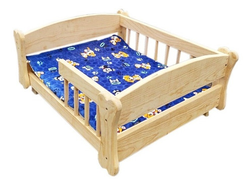 Cama Para Perro Madera Pino 75x63cm 