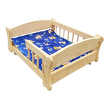 Cama Para Perro Madera Pino 75x63cm 