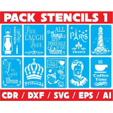 Pack De Vectores Corte Laser - 200 Stencils Variados N°1