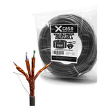 50 M Cable Red Xcase Sftp Cat 7 Gris Doble Blindaje 600mhz