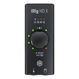 Interface De Áudio Para Guitarra Ik Multimedia Irig Hd X