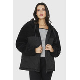 Chaqueta Mitad Chiporro/parka Negro Nicopoly