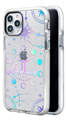 Funda Para iPhone Uso Rudo Mujer Signo Zodiaco Géminis