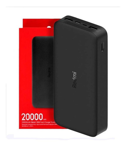 Xiaomi Redmi Power Bank 20000 Mah 18w Carga Rapida