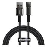 Cable Usb A Tipo C Baseus Tungsten 100w Carga Rapida 2m