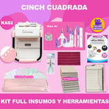 Kit Encuadernadora Cinch Cuadrada + Herramientas Ka82