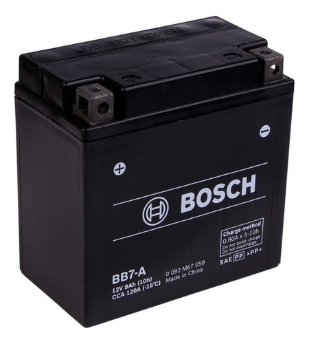 Bateria Mgs12-7-a = Bb7-a Bosch Gel 12v 8ah