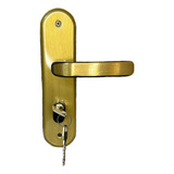 Fechadura De Porta Externa Stilo Bronze  Broca De 40mm Mgm