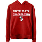 Buzo Canguro River Plate Millonario Escudo Rojo