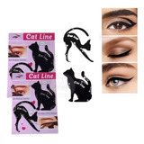 Plantilla Para Delineado De Ojos Gatos Maquillaje Pack 2