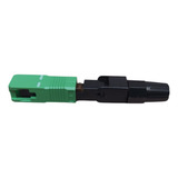 Conector Rapido Prepulido Sc-apc Para Fibra Optica (100 Pzs)