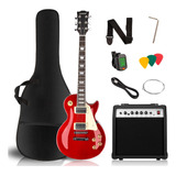 Kit De Guitarra Eléctrica Principiantes Con Amplificador 30w