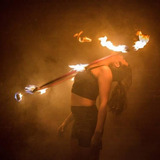 Hula - Hoop De Fuego (circo Malabares) Aro