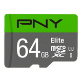Tarjeta De Memoria Pny Microsd/micro Sdxc 64 Gb Elite 100 Mb/s