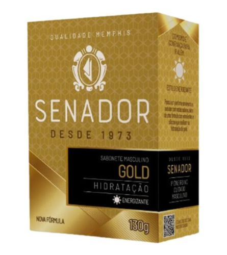 Sabonete Em Barra Gold Hidratacion 130g - Senador