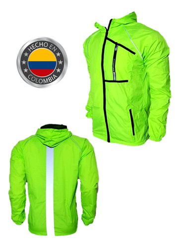 Chaqueta Ciclismo Mtb Running 90% Impermeable Ultra Liviana