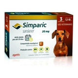 Promoção Simparic 20mg 5 A 10kg C/3 Comprimidos Original