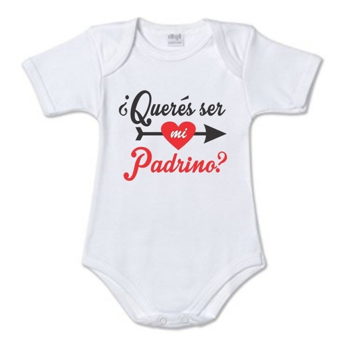 Body Personalizado Madrina Padrino Modal Excelente Calidad